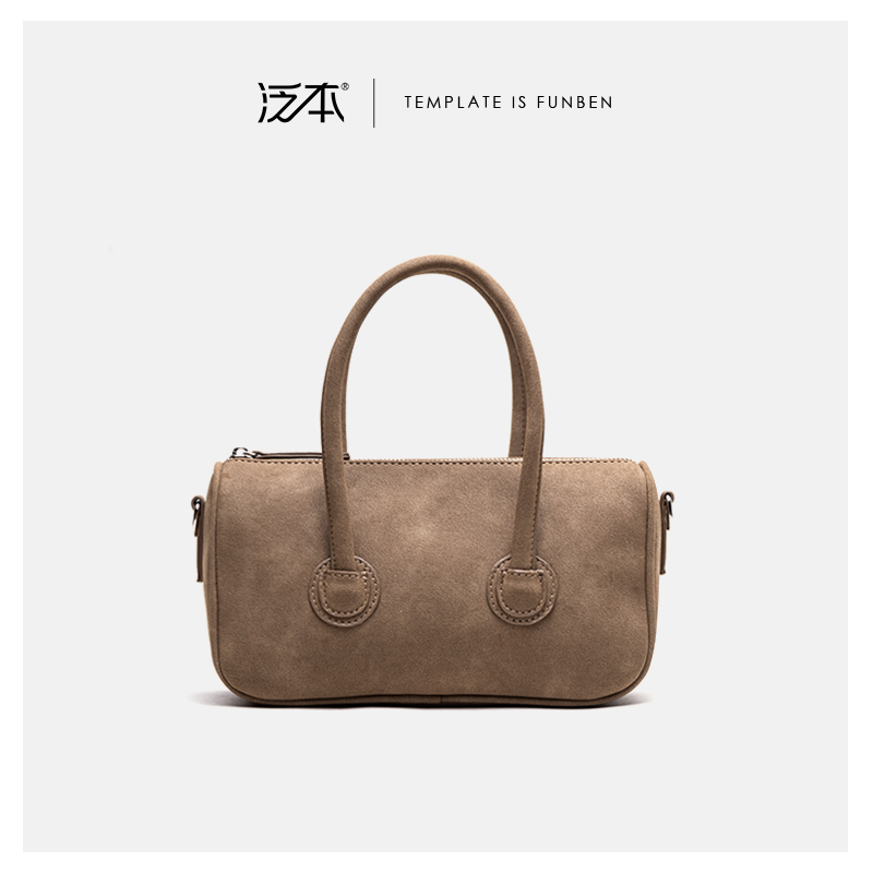 泛本funben21韩风新品棕色手提包