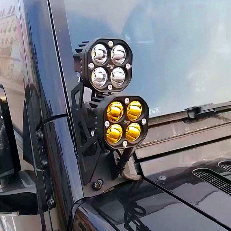 汽车LED射灯越野灯四叶草车顶前杠改装灯BJ40牧马人A柱灯猛禽雾灯,汽车零部件/养护/美容/维保,LED射灯,淘宝优惠券,粉丝福利购,淘宝优惠卷