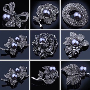 防走光压襟挂饰 高档胸针胸花女款 小众时尚 百搭别针西装 旗袍针织衫