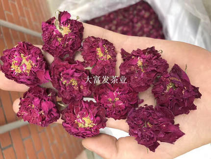 玫瑰花冠王 2017新花 新鲜正宗特级平阴干玫瑰花冠茶大朵 花冠王