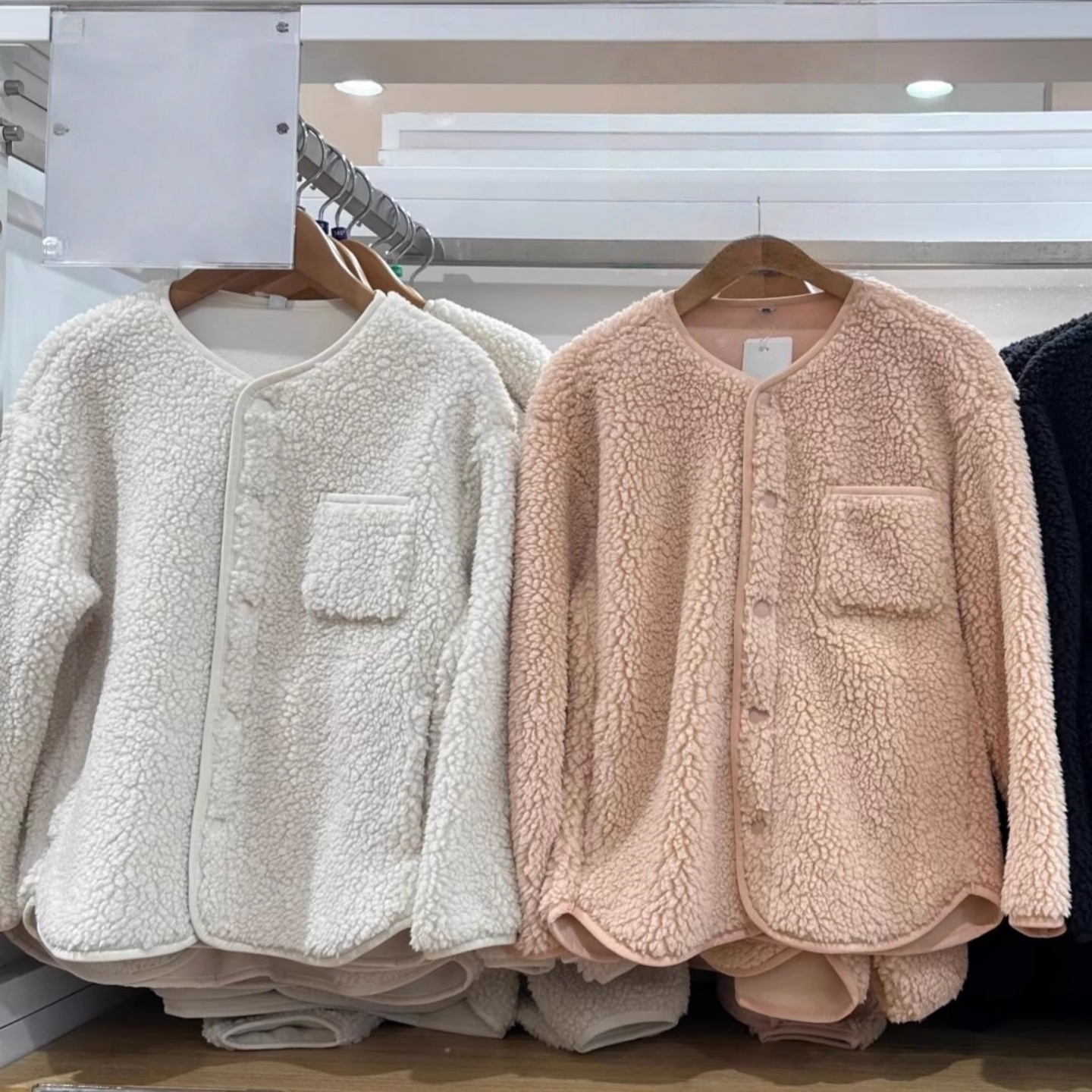 童装女童仿羊羔绒摇粒绒开衫长袖抓绒保暖圆领外套秋冬新款483244