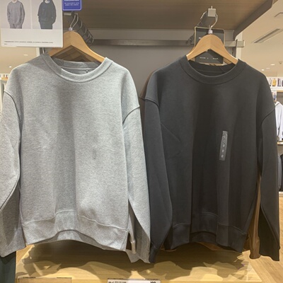 慵懒风 日系男女装宽松卫衣长袖运动衫休闲套头上衣秋冬季481040