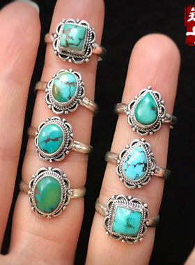 尼泊尔天然纯银活口戒指特惠回馈