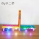 斜拉大桥梁模型制作材料雪糕棒DIY手工线性立体构成学生作业成品