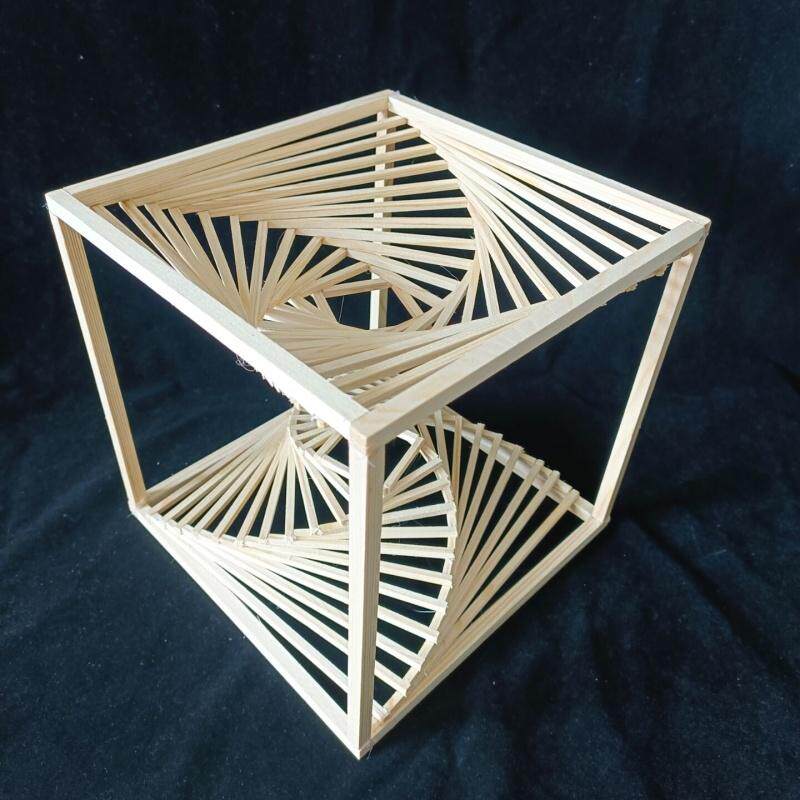 点线面立构材料成品模型学生作业