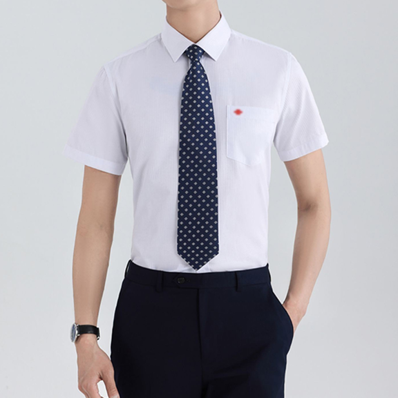 中国联通营业厅工作服制服工装2023衬衣新联通5G男长短袖衬衫夏季