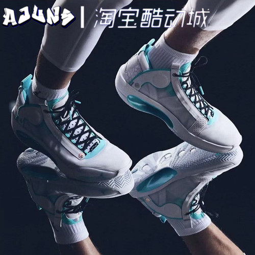 JORDAN白绿实战篮球鞋
