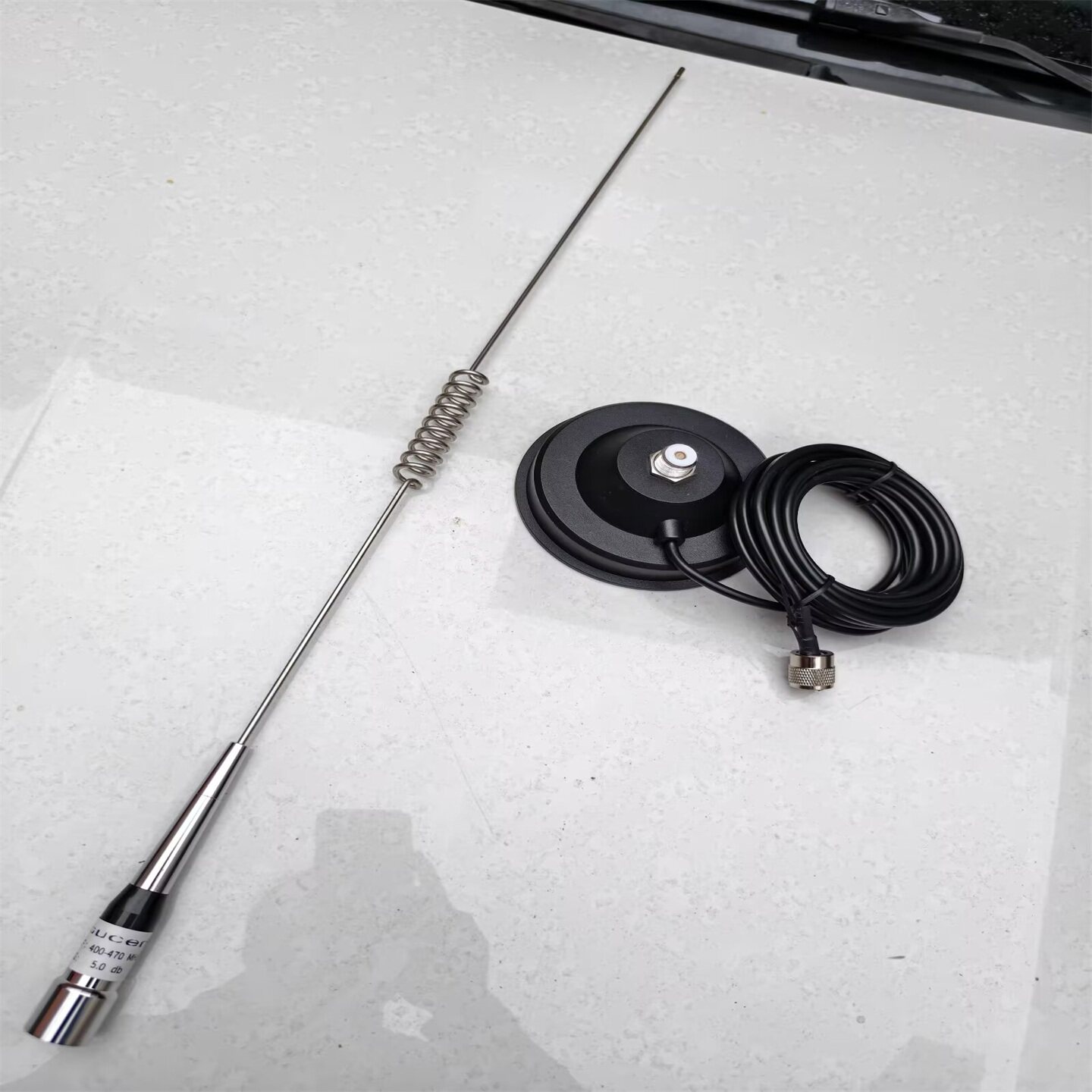 1907/471/481/588/688车载电台对讲机磁大吸盘增益天线400-470Mhz