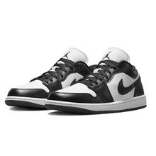 啵波体育 Air Jordan 1"Panda"AJ1黑白熊猫 低帮篮球鞋DC0774-101