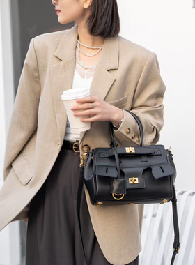 高版本B家真皮女包Belair MiniCarry机车包单肩斜挎翅膀包手提包