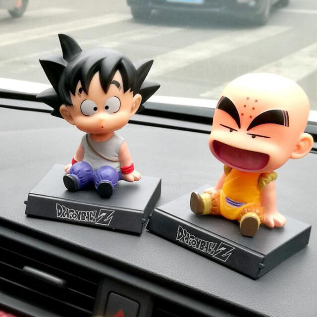 小孙悟空汽车摆件摇头公仔模型玩具可爱七龙珠玩偶创意车载装饰品