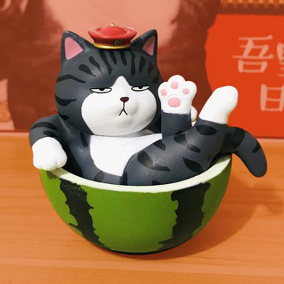 吾皇万睡猫咪巴扎黑求包养手办
