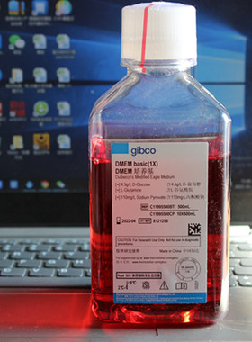 C11995500BT gibco DMEM高糖培养基 含丙酮酸钠 500ml