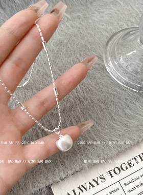 设计感几何吊坠锁骨链项链女时尚气质百搭高级感小众锁骨链饰品潮