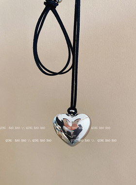 设计感长款爱心吊坠项链女2026新款爆款锁骨链气质高级感颈链项饰