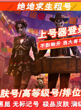 绝地求生账号pubg排位匹配吃鸡数据软件上号非黑屋临时出租steam