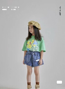 法语牛仔短裤  110  120