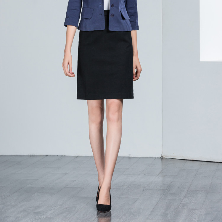 敦系列春秋装女装纯棉修身职业半身裙包臀裙中裙品牌折扣正品