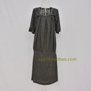 敦系列夏装新款女薄款短袖修身连衣裙品牌正品折扣