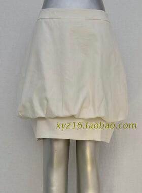 敦系列夏装新款中厚白色女半身裙品牌折扣正品
