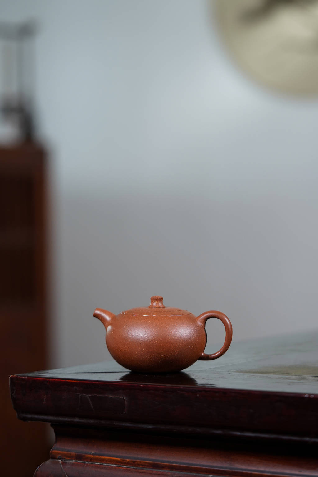 宜兴紫砂壶零添加黄龙山原矿红黄泥纯手工般若莲华壶130cc