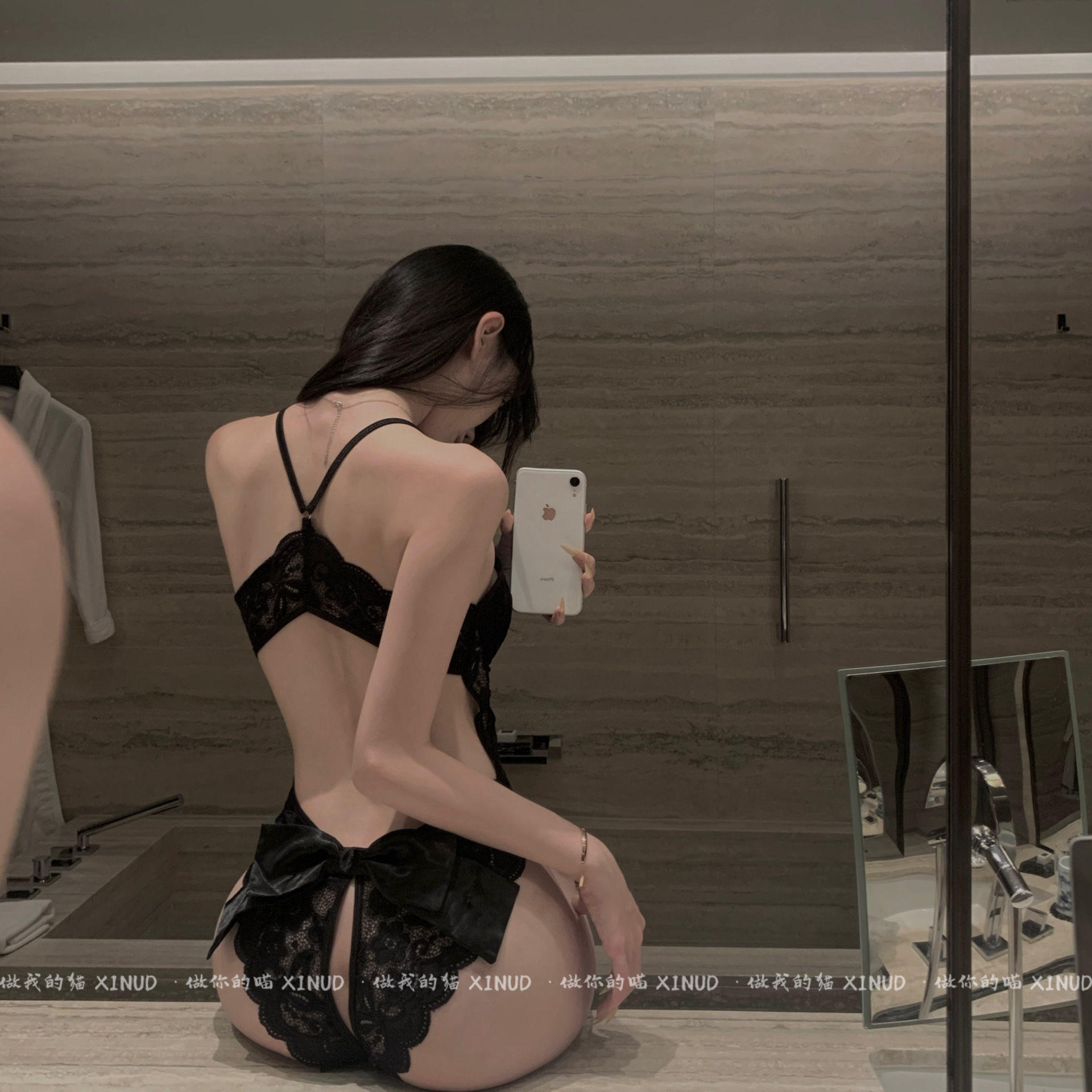 做你的猫：尤物陷阱 *御姐性感露背紧身火辣连体内衣制服套装