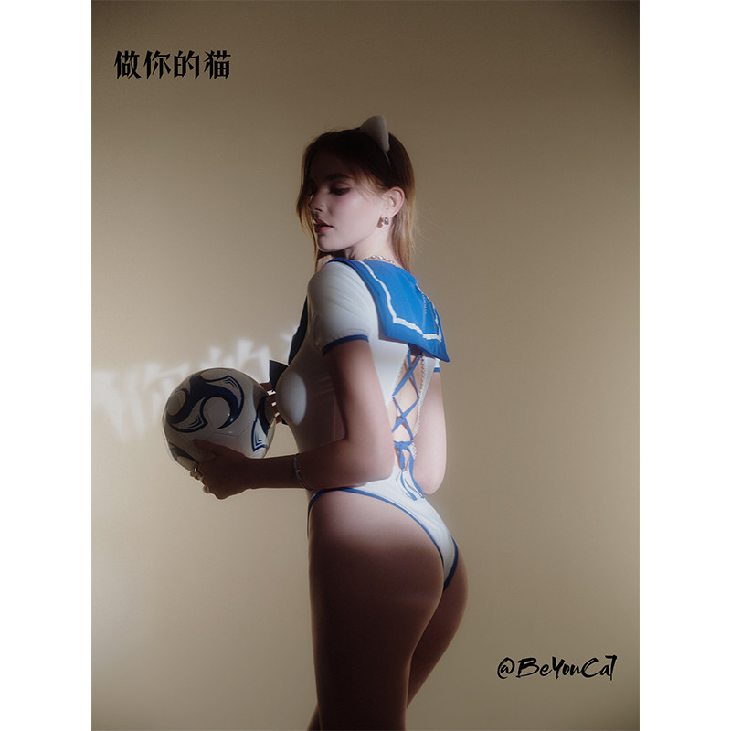 做你的猫：学长 别走*学院风纯欲JK水手服辣妹性感连体衣制服女