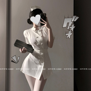 做你的猫：查房时间到啦！清纯私房少女制服套装性感透视连衣裙