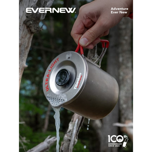 日本Evernew爱玩牛轻量意面钛锅