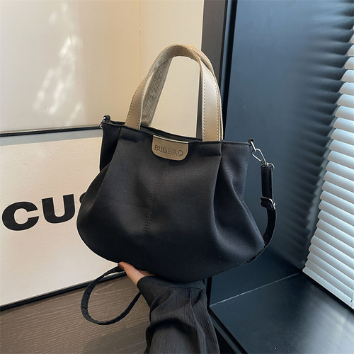 轻便手提小布包可斜挎洋气女小包