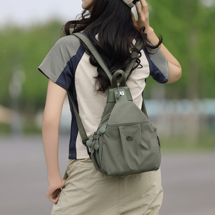 迷你双肩包小巧轻便旅游小背包爬山收纳包女通勤休闲斜挎胸包百搭