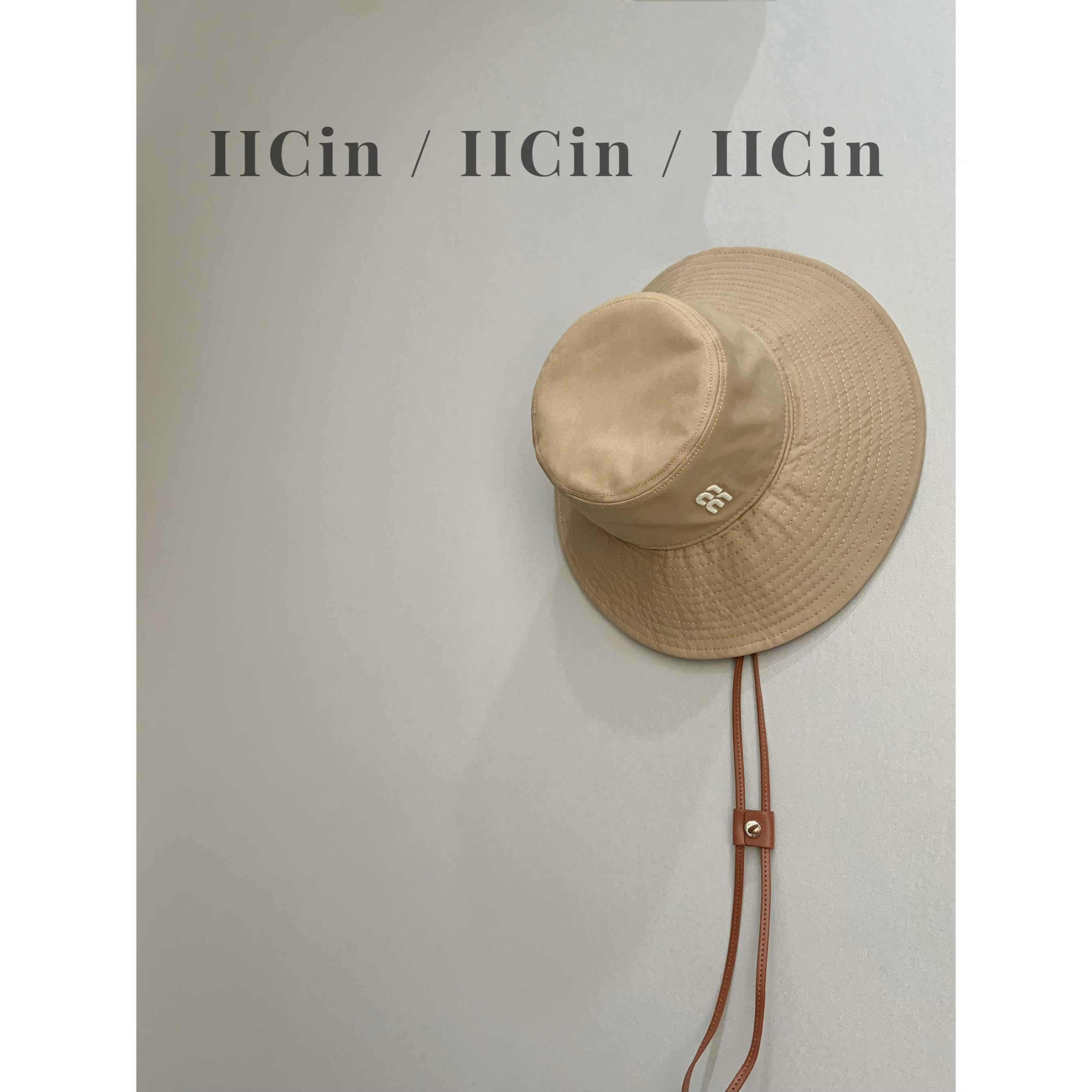 现货 【AiCin】4206125-6 出门必带渔夫帽 大帽檐遮阳防晒利器