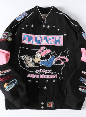 杜戴克2022年新款棉服外套宽松潮牌加绒棒球服加厚外套