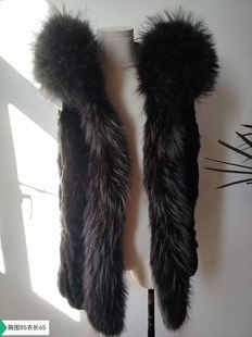 狐狸毛龙猫皮草法式高级感外套水貂马甲獭兔毛深圳南油中古貂冬女