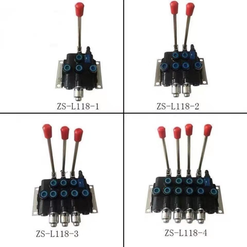 ZS-118系列多路阀换向阀液压分配器手动一至五联阀液压阀