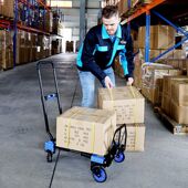 顺和二合一手推车露营钓鱼取快递车载小推车搬运车手拉车折叠便携