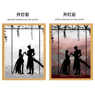 秦彻灯光画沈星回夏以昼祁煜官方恋与深空周边生日礼物小夜灯定制