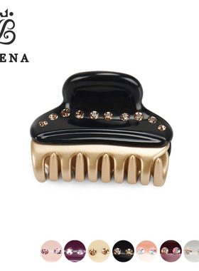 亚历山大同款发夹 旺多姆金发抓法国醋酸单排钻中号抓夹发饰头饰