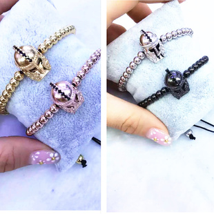 DIY首饰配件材料24K金微镶 手链 斯巴达勇士 战士 骑士 盔甲