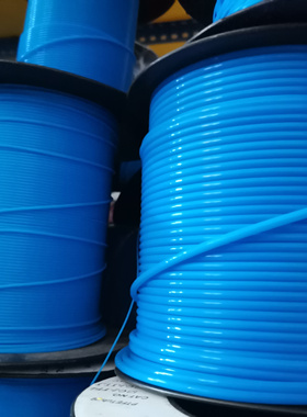 铁氟龙管AWG L型150V 蓝色 壁厚0.15/0.2/0.3mm 四氟毛细管PTFE