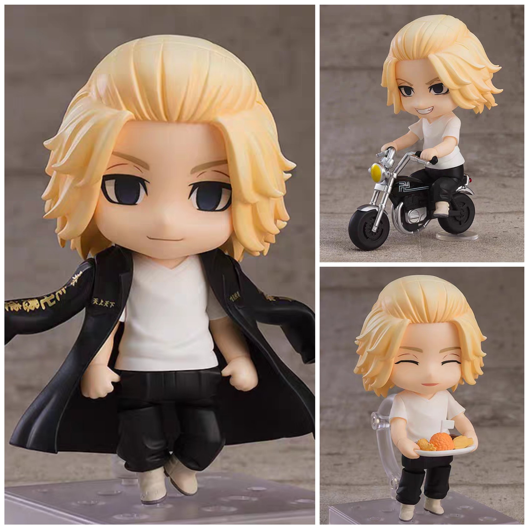 东京复仇者Mikey佐野万次郎Q版手办粘土人动漫二次元公仔模型摆件