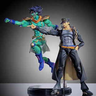 JOJO的奇妙冒险动漫空条承太郎可动手办白金之星模型桌面摆件礼物
