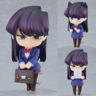 国产Q版粘土人古见同学有交流障碍症古见硝子手办公仔模型摆件