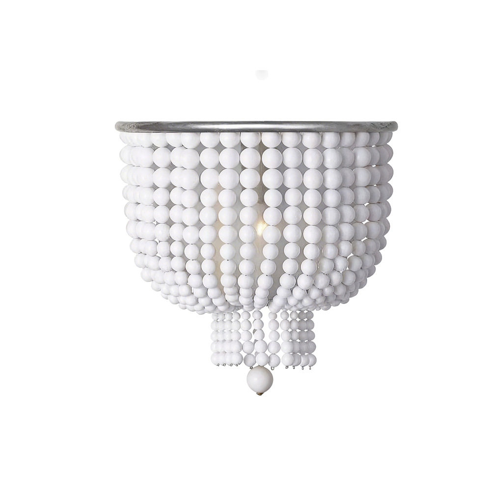 VC1:1美式简约别墅卧室床头壁灯 酒店民宿走廊过道楼梯间串珠灯饰