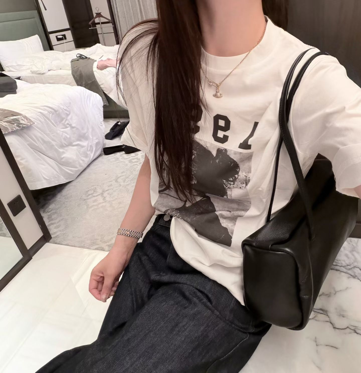 韩国东大门正品2026秋季新款百搭显瘦圆领短袖T恤女宽松休闲上衣