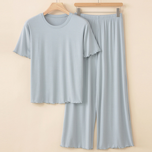 大码睡衣女家居服宽松2024新款