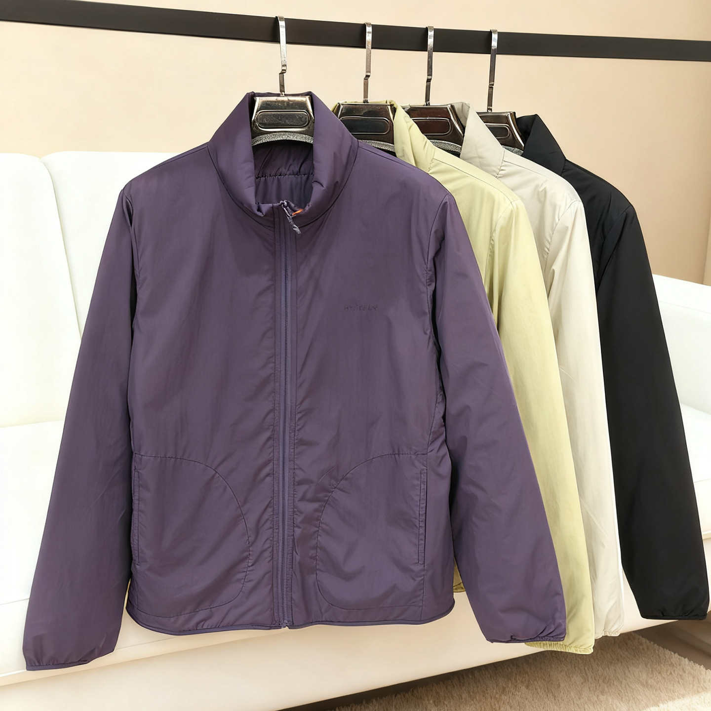 中老年妈妈外套秋冬装羊毛棉服