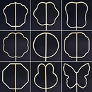 手工蚕丝扇骨diy框架骨架古风装 饰手工团扇配件扇子扇框材料包