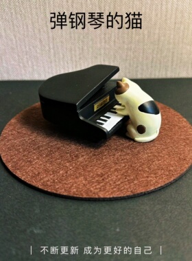 弹钢琴的猫音乐会治愈