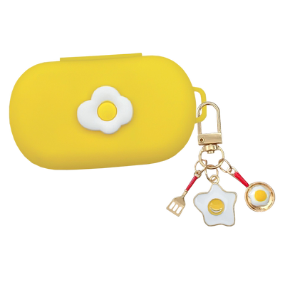 可爱煎蛋适用降噪耳机保护套硅胶